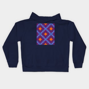 Colorful Diamond Pattern Kids Hoodie